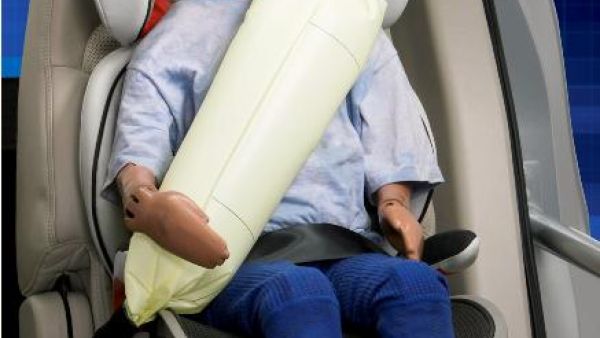 This advanced restraint system is designed to help reduce head, neck and chest injuries for rear seat occupants, especially children This advanced restraint system is designed to help reduce head, neck and chest injuries for rear seat occupants, especially children