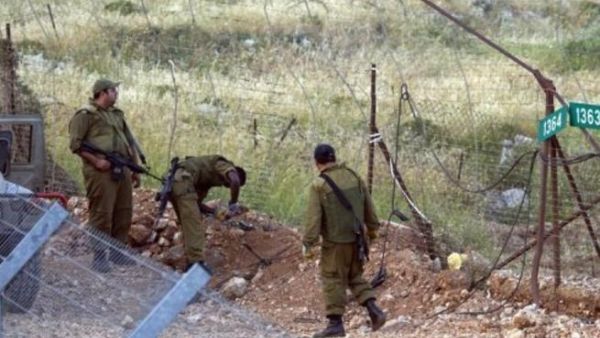 Israeli soldiers in the Golan