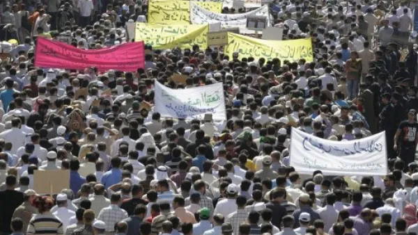 اردنيون يتظاهرون في عمان ضد الفساد
