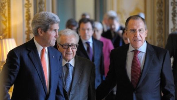 Russia's Lavrov told reporters Tuesday that Iran and Saudi Arabia should take part in the upcoming Syrian peace talks scheduled for next week (Alain Jocard/AFP)