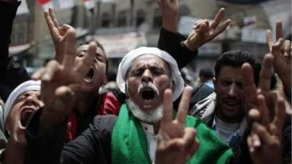 متظاهرون ضد صالح في صنعاء