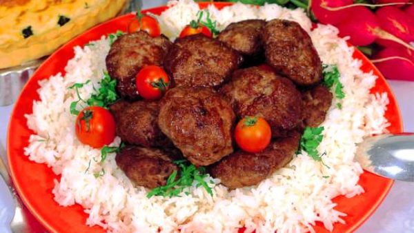 Kofta creations, in all their Middle Eastern glory.