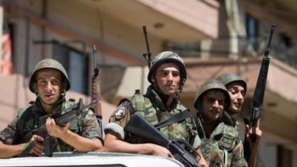 Lebanese soldiers patrol the northern town of Tripoli in June. (AFP/File)