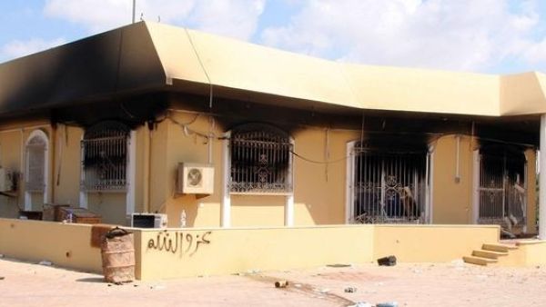 The U.S. consulate in Benghazi was attacked and burned by local fighters not linked to Al Qaeda new evidence shows (File Archive/AFP)