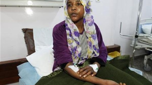 هدى بلعيد في مستشفى بطرابلس
