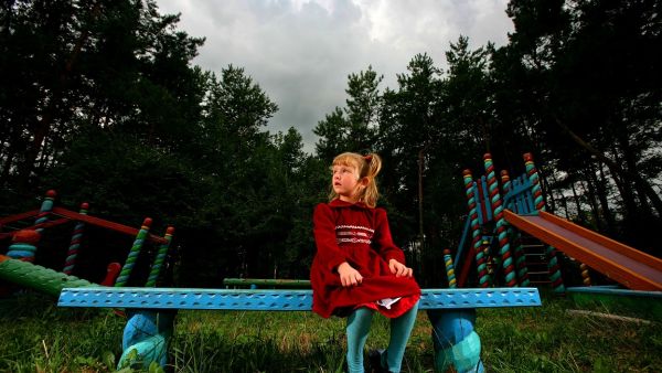 Playground play- otherwise assumed to be innocent and harmonious- is often a stressful time for children who experience
 bullying or segregation or discrimination.  This can be drawn from applied behaviors from the home and parents.