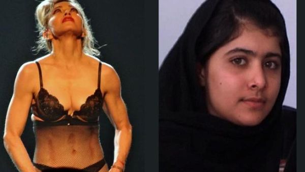 Madonna is constantly looking for reasons to turn the stage into a nude beach!