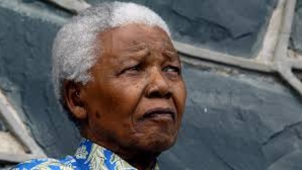 The late Nelson Mandela.