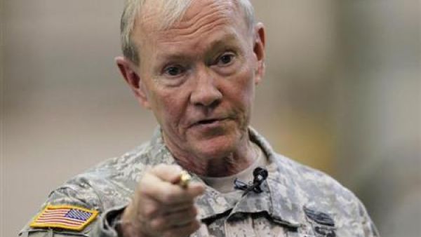 General Martin Dempsey also emphasized that a military campaign needs to be accompanied by willingness from Baghdad to reach out to minority groups in the country (File Archive)