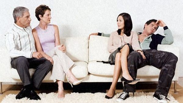 Meet the parents: When a boyfriend brings you home to meet his parents- certainly in the Arab culture- it is not wise to show affection openly at this critical stage, much less when you are married!