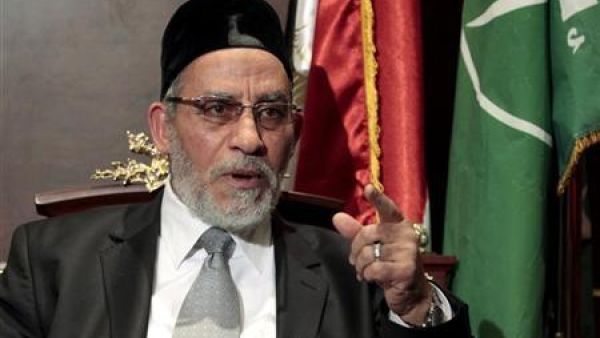 محمد بديع المرشد العام لجماعة الاخوان 
