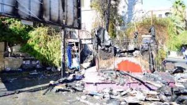 Mortar attacks have destroyed rebel and government strongholds throughout the capital (Courtesy of Press TV)