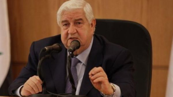 وزير الخارجية السوري وليد المعلم