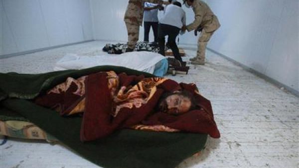  جثة المعتصم بن القذافي في مصراتة
