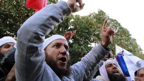 انصار حزب النهضة في تونس يوم السبت
