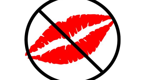 Give kisses not rules! Turkish couples denounce new morality campaign, triggering Islamists' ire.