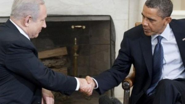اوباما يصافح نتانياهو
