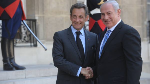Israel's Netanyahu must have felt more hurt or at least double dealt by the US's Obama, than betrayed by France's Sarkozy, who has not 
had a the strong history of undying allegiance to Israel that the US is notorious for. France voted to pass Palestine's bid for
 UNESCO.