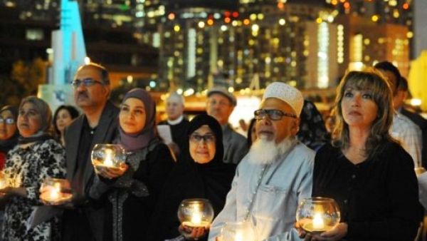 Muslims mark the day their lives changed- probably for the worse- and pay their respects to the direct victims of the towers; no doubt sparing thoughts for the decade's worth of collateral damage and Muslim victims thereafter.