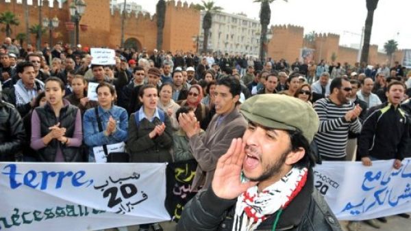 متظاهرون في الرباط