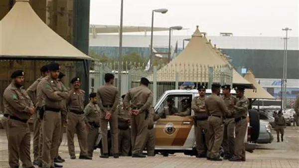 انتشار امني مكثف في شوارع الرياض 

