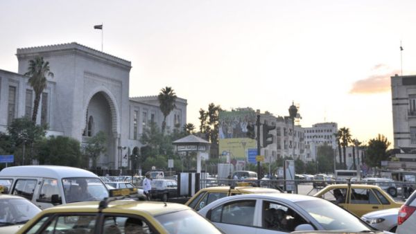 The mortar hit Sunday is the first time that an embassy has been attacked in Damascus during the conflict (Courtesy of the Voice of Russia)