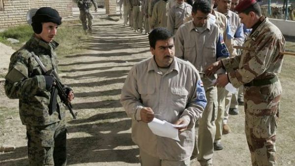 Sunni tribal militias known as the Sahwa have been increasingly targeted by Sunni militants who see them as "traitors" due to their cooperation with US military efforts in the country. Many Sahwa received direct salaries from the US military (Saad Shalash/Reuters)