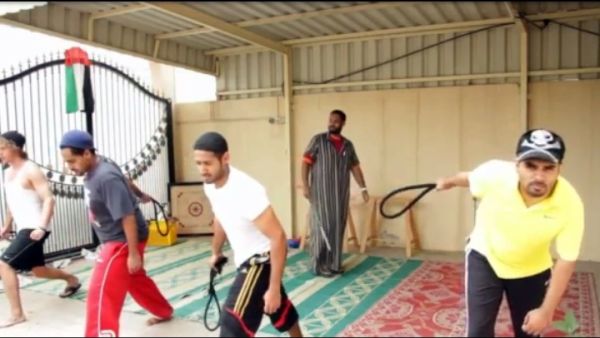 The creator of the comedy video is held in a maximum-security prison outside of Abu Dhabi (Screenshot, Courtesy of YouTube)