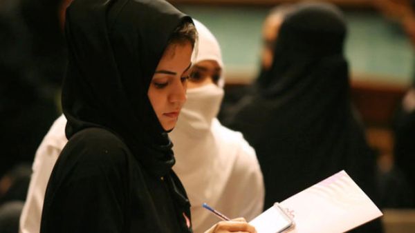 This budding female lawyer has a brighter future now.