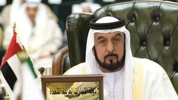 الشيخ خليفة بن زايد ال نهيان رئيس الدولة وحاكم امارة أبوظبي
