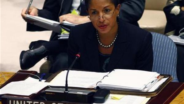 المندوبة الاميركية بمجلس الامن سوزان رايس