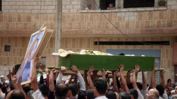 تشييع احد قتلى العنف في سوريا