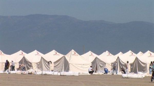 مخيم للاجئين السوريين في تركيا