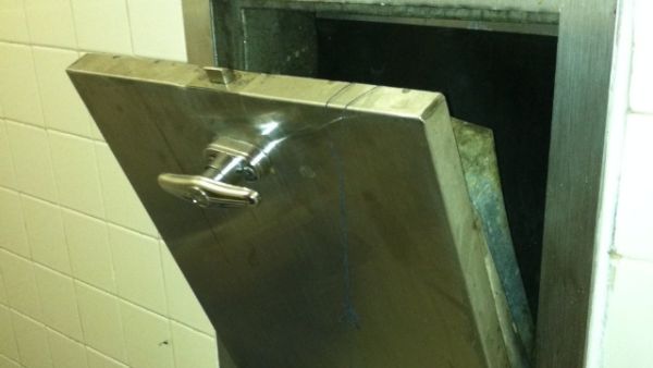 This trash chute was almost the means of death for a newborn baby in the UAE