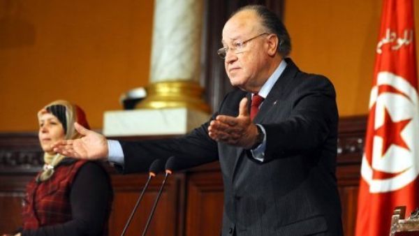 رئيس المجلس الوطني التاسيسي التونسي مصطفى بن جعفر
