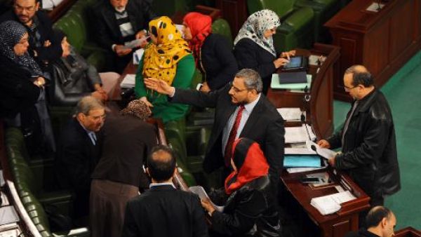 المجلس الوطني خلال مناقشة الدستور
