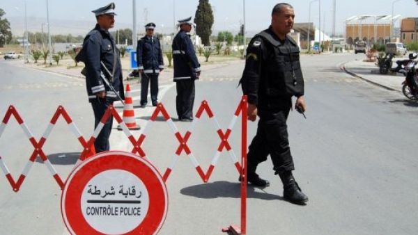حاجز لقوات الامن التونسية