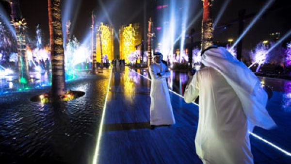 Their stunning displays take center stage within the park and are able to entertain the public for hours as they relax by the fountains.