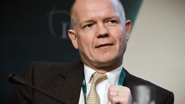 William Hague at the Bahrain Security Forum (Photo: Mohammed Al-Shaikh / AFP)