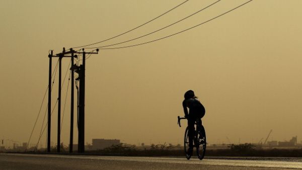 Photo of a woman cycling used for illustrative purposes (Getty)