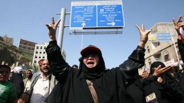 متظاهرات في صنعاء