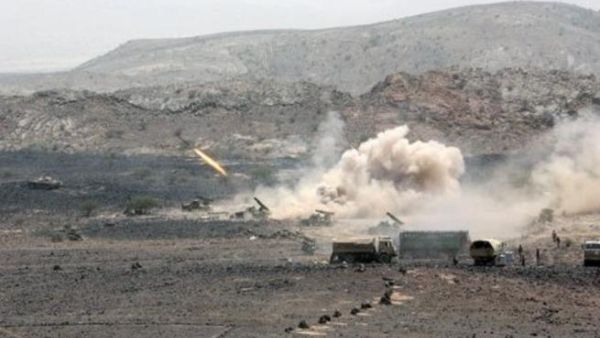 مشهد من المعارك في جنوب اليمن