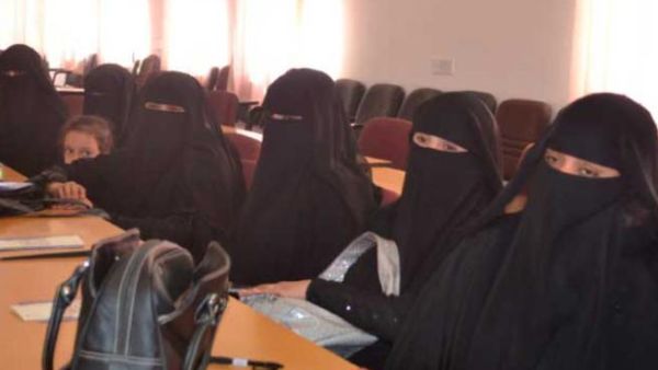 Yemeni women at the workshop (Photo: Nadia Haddash / Yemen Times)