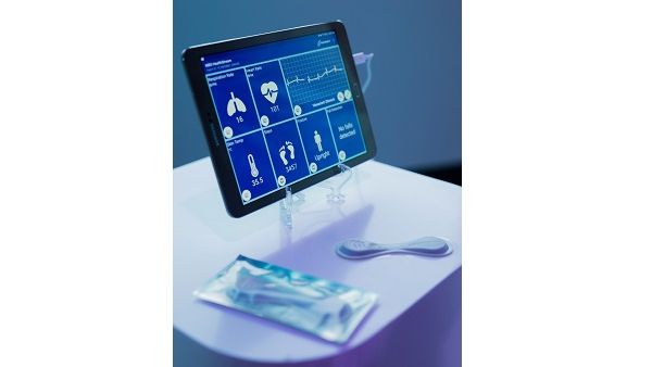 مجس استشعار بيولوجي تقيس المؤشرات الحيوية للجسم باستخدام التكنولوجيا القابلة للارتداء والمراقبة عن بعد تسهم في خفض الوفيات بنسبة 45%.