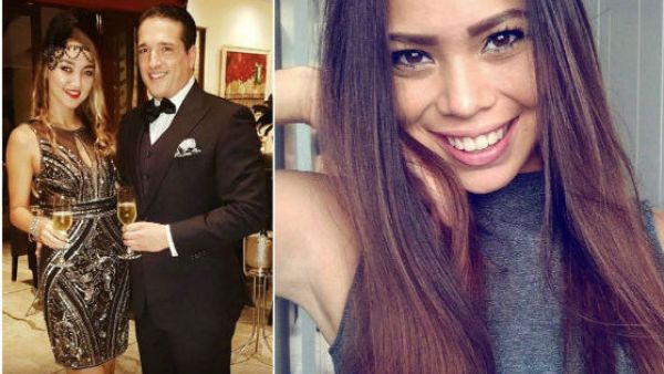 عارضة الأزياء "إيفانا سميت / الزوجين اليكس جونسون ولونا ألماز (thesun.co.uk/)