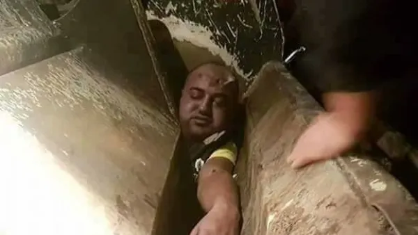 الشرطي امر سائق الشاحنة بطحن بائع السمك 