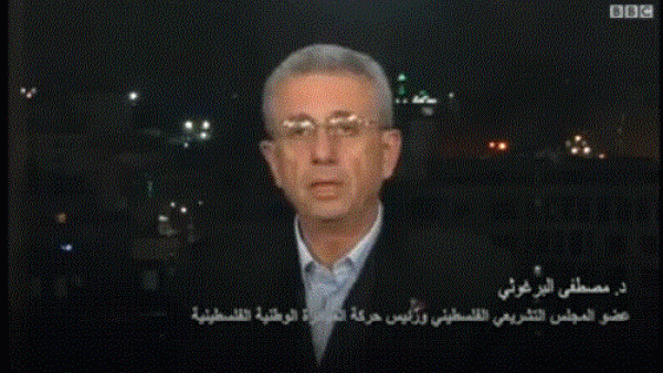  رئيس المبادرة الفلسطينية، د.مصطفى البرغوثي