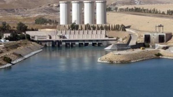 A view of the Mosul dam. (AFP/File)