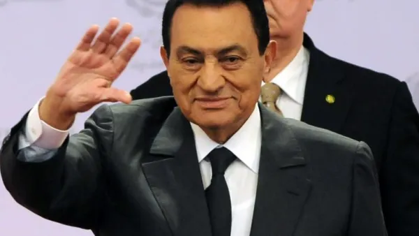 The former Egyptian president and his two sons stand accused of using public funds to build, upgrade and furnish their personal property. (AFP/File)