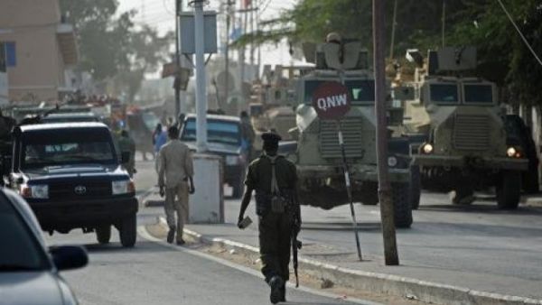 دورية للشرطة الصومالية في مقديشو
